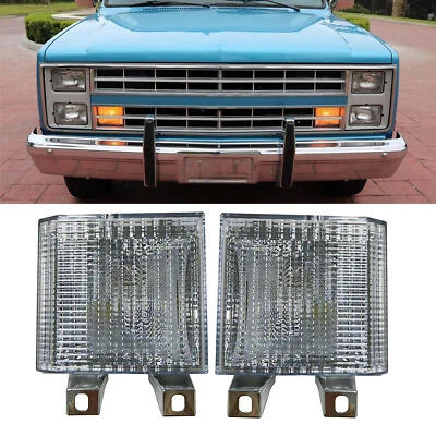 Turn Signal Side Corner Marker Lamp Light Pair Set For Chevy GMC Pickup Truck - Image 1 of 4
