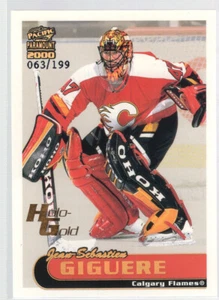* 1999-00 Pacific Paramount - Holo-Gold [#38] J.S. GIGUERE (063/199) - Picture 1 of 2