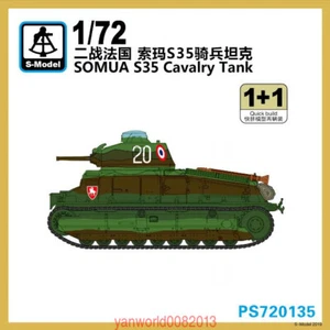 Tanque de caballería S-modelo 1/72 PS720135 SOMUA S35 (1+1) - Imagen 1 de 1