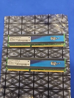 PATRIOT G2 8GB (2X4GB) DDR3-1600MHz PC3-12800 PGD38G1600ELK- Tested - Image 1 of 2