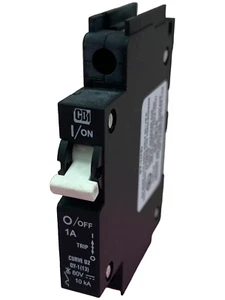 CBi Curve U2 QY-1(13) Circuit Breaker 80V 10kA 1 AMP DP-3815 New 1A QY113DMU201 - Afbeelding 1 van 3