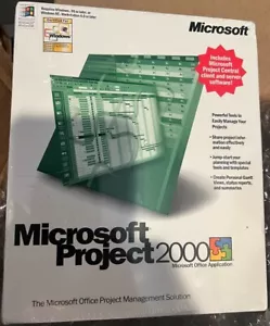 NEW SEALED - Microsoft Project 2000 w/ Project Central Client & Server Software - Picture 1 of 5