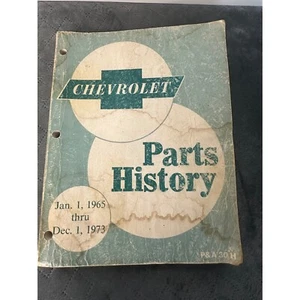 Original Chevrolet Teile Historie 01.01.1965 bis 1.12.1973 Booklet - Bild 1 von 5