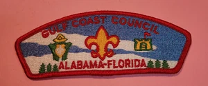 Gulf Coast Council Aufnäher BSA Pfadfinder Schulter CSP bestickt Alabama Florida - Bild 1 von 2