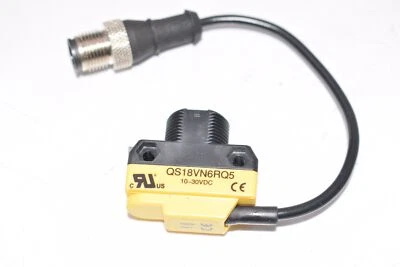 NEW Banner Engineering QS18VN6RQ5 10-30VDC Photoelectric Sensor  - Image 1 of 3