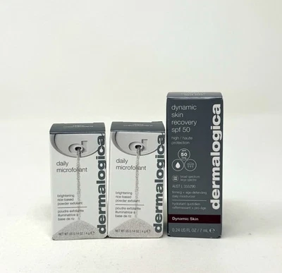 1 exfoliante microfoliante diario Dermalogica Dynamic Skin Recovery FPS 50 y 2 nuevo en caja Foto 1 de 3