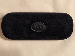 SEE Schwarz Samt Brillenetui Hartschale Klappbar - Bild 1 von 7