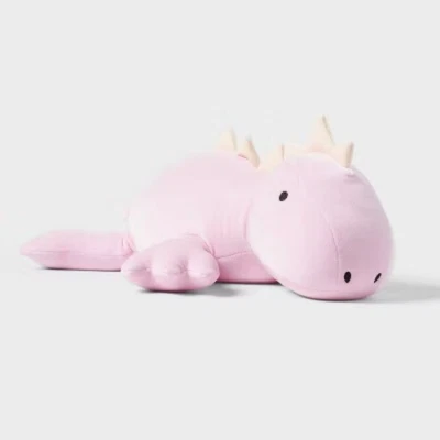 Almohada de felpa con peso de dinosaurio para niños' púrpura - Pillowfort Foto 1 de 4