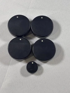 Jenn-Air Maytag CVGX2423B Cooktop Control Knob Set 4 Burner Knobs & Fan Knob OEM - Picture 1 of 3