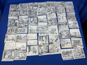 108 German Engravings 1830's Many Subjects ~ Trades, Vessels, Animals, Farming - Picture 1 of 24