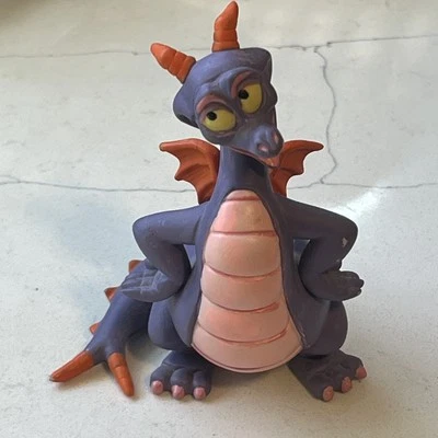Disney 4.75” Porcelain Ceramic Figurine Figment Figure Figurine 1982 Rare Vtg - Image 1 of 4