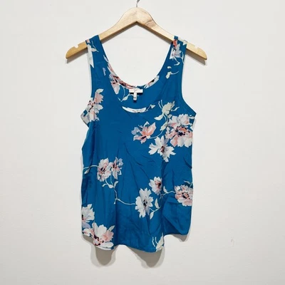 Regata Joie Annabeth seda chiffon estampa floral gola redonda pequena - Imagem 1 de 4