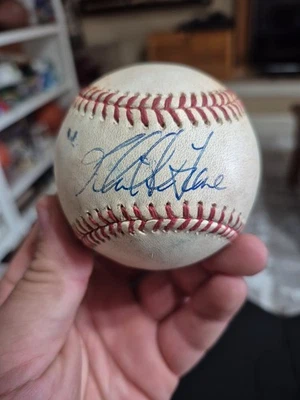 Khalil Greene Signed Rawlings Major League Baseball  - Image 1 of 3