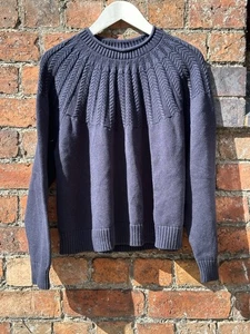 Seasalt Women's Jumper Navy Size 20 Stone Chat Organic Cotton Jumper - Picture 1 of 7