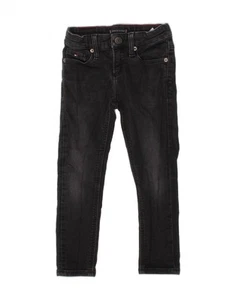 TOMMY HILFIGER Girls Slim Jeans 4-5 Years W20 L18 Grey Cotton CT02 - Picture 1 of 4
