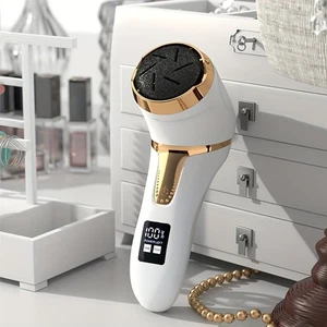 Portable Rechargeable Waterproof Foot Polisher with LCD Display for Foot Care - Picture 1 of 10