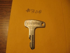 NEW NOS GENUINE KAWASAKI PRE CUT KEY # 308 G3SS G3TR (K-6474) - Picture 1 of 2