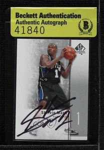 BAS 2011-12 SP Authentic Shelvin Mack #35 Seal of Authenticity Auto - Picture 1 of 3