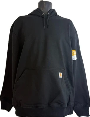 Carhartt TS0615-M Rain Defender Sudadera Suelta Peso Pesado Negra (Nueva) Foto 1 de 4