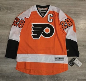 Reebok Claude Giroux #28 Philadelphia Flyers Orange Jersey Mens Size L - Picture 1 of 12
