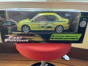Racing Champions 2 Fast 2 Furious 1:18 2002 Mitsubishi Lancer Evo VII - Picture 1 of 8