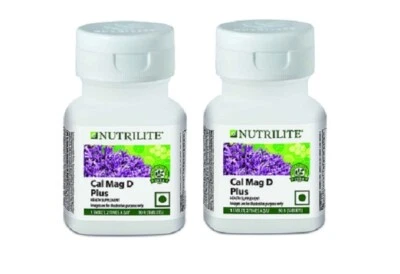 Amway Nutrilite Cal Mag D Plus 90 Comprimidos Suplemento Calcio - 90N (PAQUETE DE 2) Foto 1 de 3