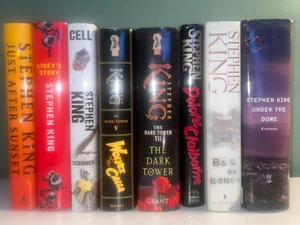 Stephen King Novels Lot of 8 Hardcovers - Picture 1 of 9