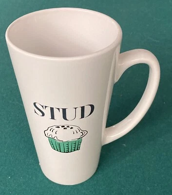 Высокая кофейная кружка-гвоздик 16 унций от American Atelier с двусторонним логотипом совершенно новая! - Изображение 1 из 3