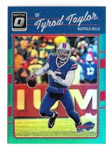 2016 Donruss Optic Football AQUA HOLO #10 Tyrod Taylor - Buffalo Bills #151/299 - Picture 1 of 1