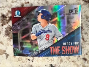 Tarjeta Bowman 2019 cromada lista para mostrar Los Angeles Dodgers Will Smith #RFTS-5 - Imagen 1 de 1