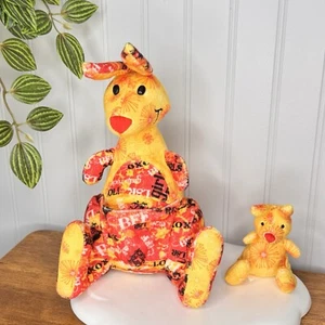 Kangaroo Plush Little Brownie Kangaroo Stuffed Animal Girl Scouts Baby Joey Kid - Picture 1 of 10