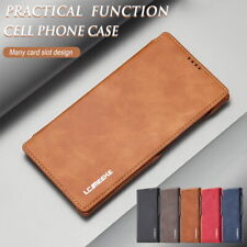 Magnetic Flip Leather Wallet Case Cover For Samsung Galaxy S22 Ultra S20 S10 A51
