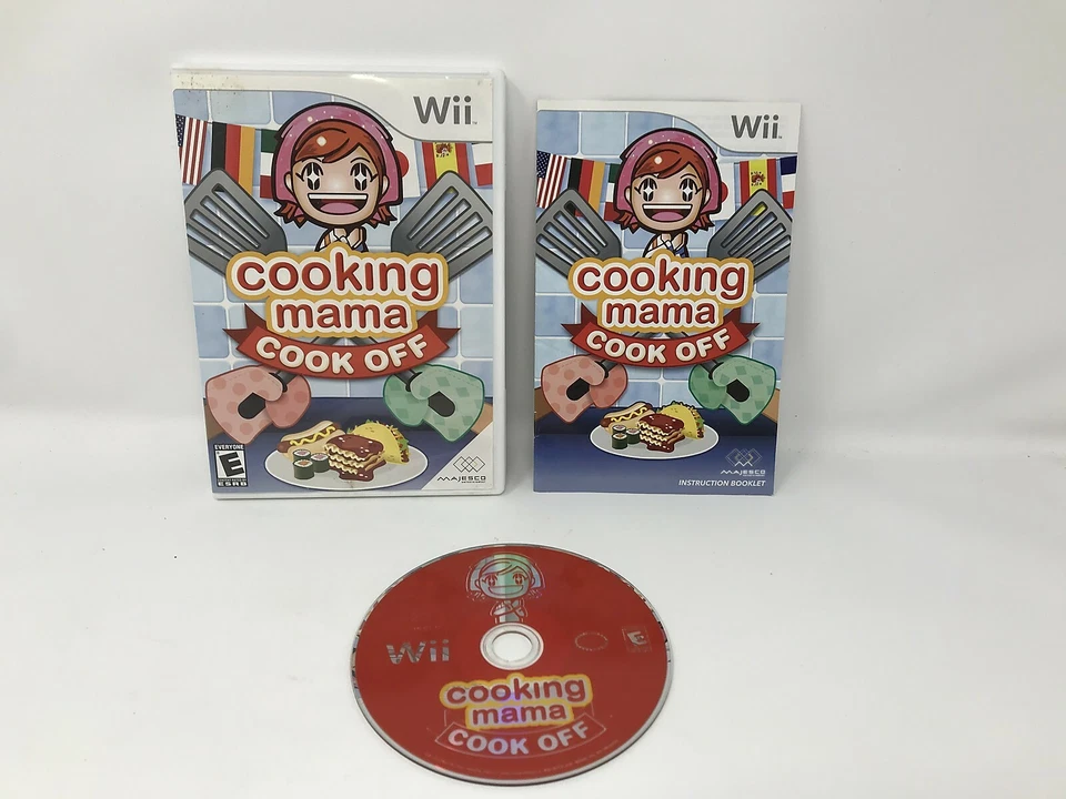 Cooking Mama: Cook Off - Nintendo Wii (works on Wii-U) Complete in box cib - Image 1 of 1