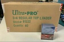 1000 ULTRA PRO 3X4 REGULAR TOPLOADERS SEALED CASE TOP LOADERS NEW SUPPLIES