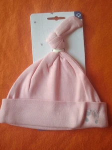 NEU ! Mädchen Babymützchen Zipfel Mützchen Mütze Häuchen Baby Living Crafts rosa - Bild 1 von 2