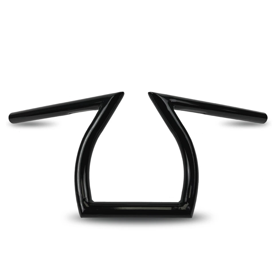 KRATOR Negro Universal 1" (25 mm) Barra Z Manillar Moto para Harley-Davidson Foto 1 de 4