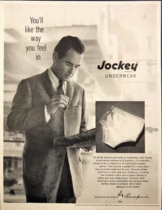 1959 Jockey Men's Underwear Businessman Kenosha WI Vintage Print Ad - Picture 1 of 6