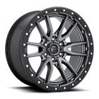 18X9 D680 Fuel Rebel Matte Gunmetal Black Wheels 6X5.5 (-12Mm) Set Of 4