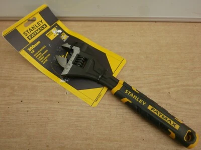 STANLEY FATMAX FMHT13128-0  12" QUICK SLIDE ADJUSTABLE WRENCH 38MM OPENING JAWS - Image 1 of 2