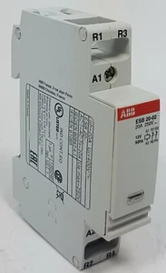 Contactor de instalación de doble polo ABB 2P 20A 20 amperios ESB20-02 GHE3211202R004 - Imagen 1 de 4