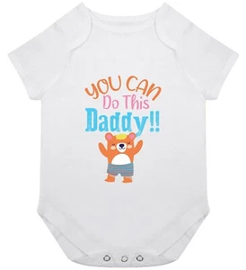 You Can Do This Daddy Funny Babygrow Baby Grow Gift Idea Joke Father's Day Dad - Picture 1 of 1