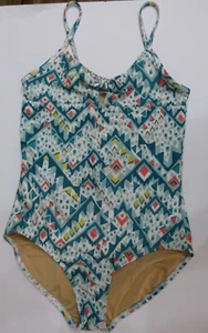 Old Navy Printed Keyhole Swimsuit Girls XXL - Picture 1 of 7