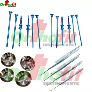 3,5mm & 4,5mm HRT Trokar 4 Bausätze Hormon Ersatz Pellet Einschub Trokare - Bild 1 von 5