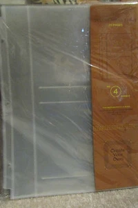 Páginas de recarga de lujo nuevas en paquete (20) para álbumes de recortes de Target Corp formato #4 fotos 5x7 - Imagen 1 de 6