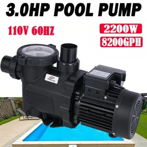 3HP For Hayward High Single Speed Swimming Pool Pump Motor Max Lift 64 ft - Picture 1 of 12
