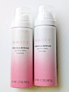 2 MALLY AEROGRAFO SENZA SFORZO MOUSSE PELLE PERFETTA 1,7 oz - Foto 1 di 3