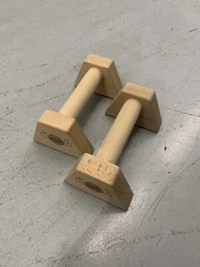 Wood Power PowerBars XS Premium Parallettes Germany Push Up Calisthenics - Picture 1 of 3