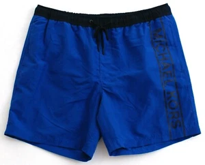 Michael Kors Signature Blue Brief Lined Swim Trunks Shorts Men's NWT - Picture 1 of 2