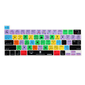 XSKN Lightroom Classic/CC Keyboard Cover for New MacBook Pro 13.3 with Touch Bar