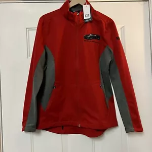 Cutter & Buck Stingray Corvette Museum Pullover Red Long Sleeve Weathertec L - Picture 1 of 11